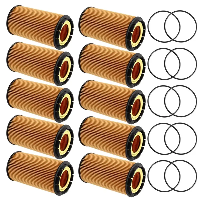 A85E-For Bentley Continental Series GT Coupe GTC Flying Spur For A8 Phaeton Oil Filter 10PCS- Model Codes 07C115562 07C1155