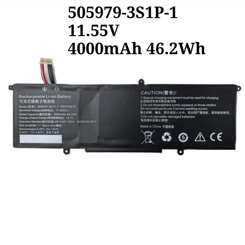 505979-3S1P-1/3S1P 5059B4-2S-1/2S/2S1P 11.55/7.6V 4000/5000mAh 46.2/38Wh Laptop Battery for Chuwi Replacement Notebook Battery