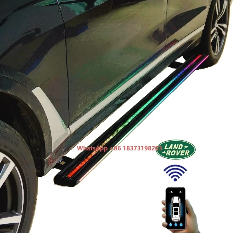 

Defender 90/110 Electric Side Steps Pedals OEM Aluminum Automatic Retractable Running Board Stainless Steel Material