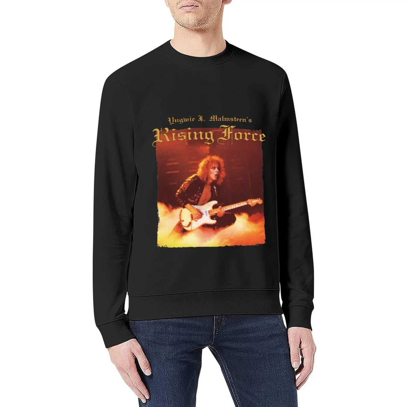 YMGWIE MALMSTEEN Pullover anime clothes autumn clothes men's clothes men's winter sweater sweatshirt male
