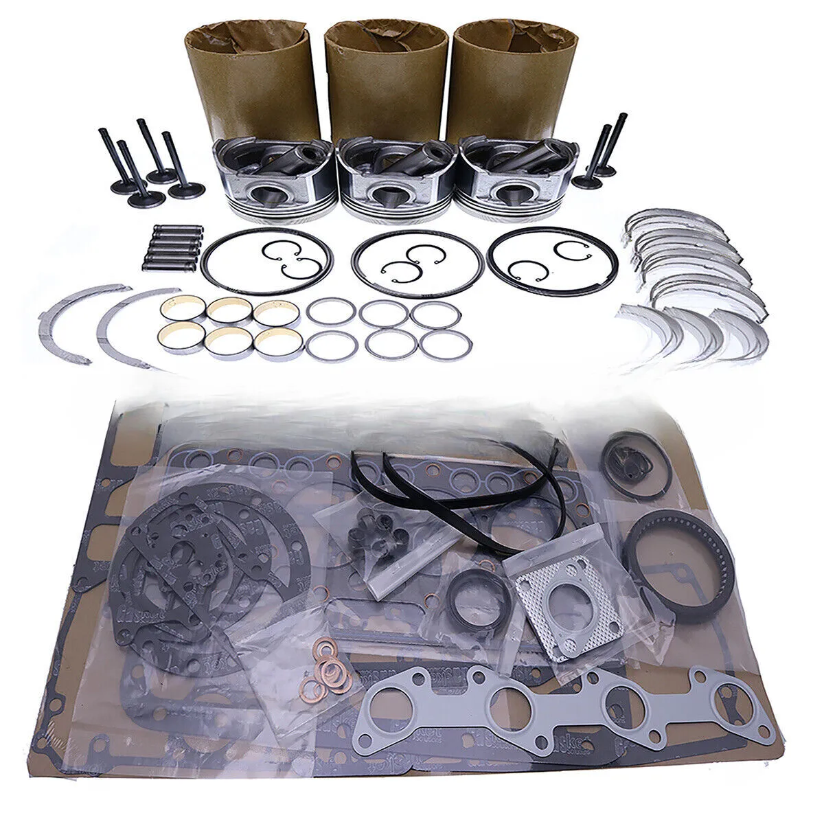 New Overhaul Rebuild Kit for Kubota D1301 Engine L295DT, L295F, L305