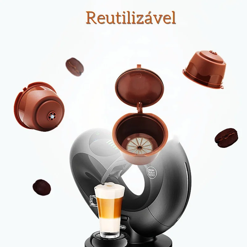 Cápsula de café rellenable Dolce Gusto, filtro de taza rellenable Nescafé