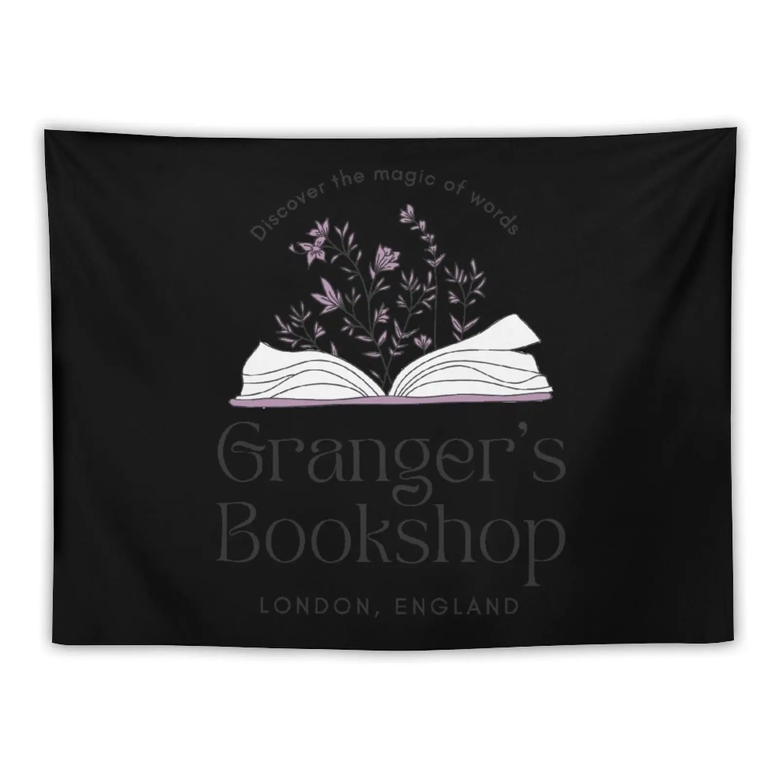 

granger's bookshop Sticker Aesthetic Room Decor Korean Room Decorations Aesthetics Wall Tapestries Bedroom Deco Tapestry