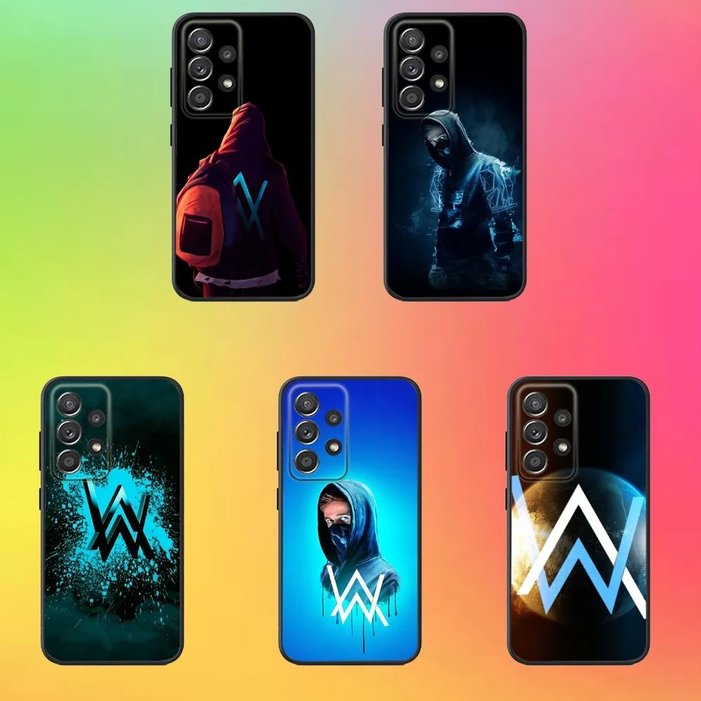 

A-Alan DJ W-Walker Phone Case For Samsung S25,S24,S21,S22,S23,S30,Ultra,S20,Plus,Fe,Lite,Note,10,9,5G Black Cover