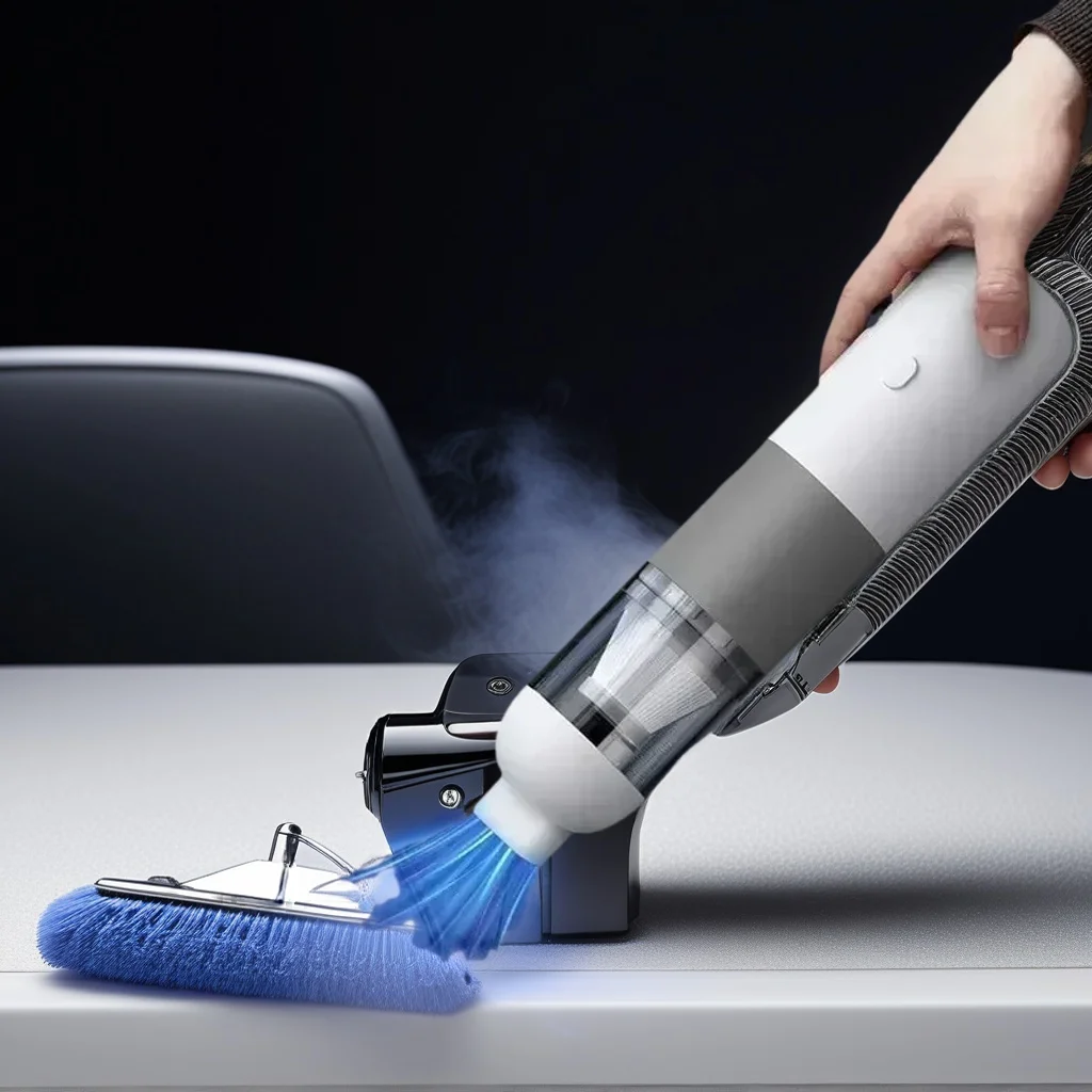 

Rechargeable Handheld Car Vacuum Cleaner - Wireless Dual Purpose for Car & Home Dust Catcher