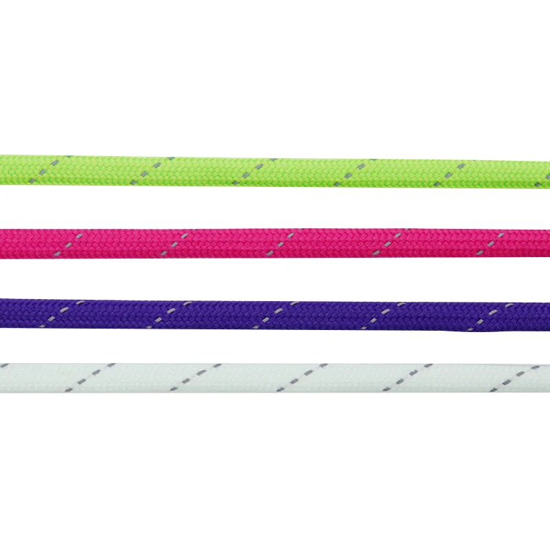 Coolstring Children Size 7MM Reflective Flat Rope Luminous Strips Canvas Sneaker Boot Night Glowing Cordon 60-100CM Reflect Lace