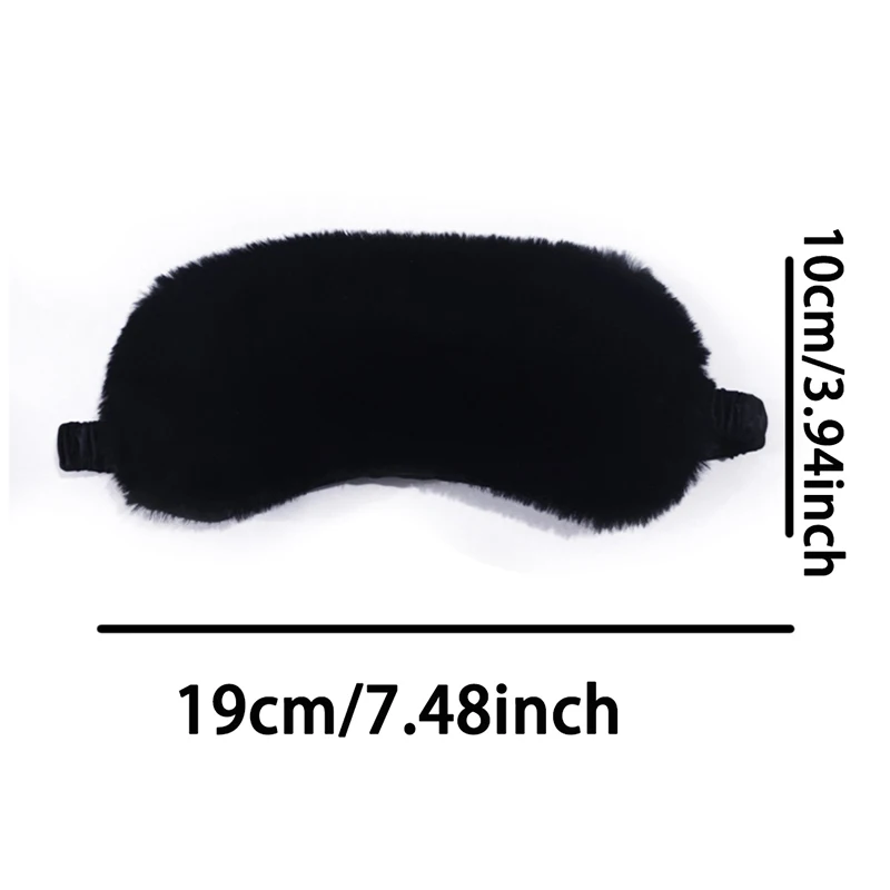 قناع عين قطيفة جديد من Sonics للنوم بشكل أفضل مطبوع عليه حروف كرتونية مقاومة للضوء غطاء عين ليلي أنيق لطيف وناعم معصوب العينينين