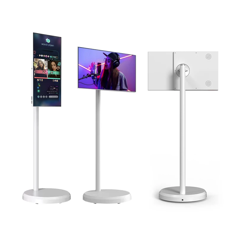 Productos populares Pantalla táctil portátil de 21,5 pulgadas con batería Android 13 Google Store Standby Me Gym Game Live Room Smart Tv