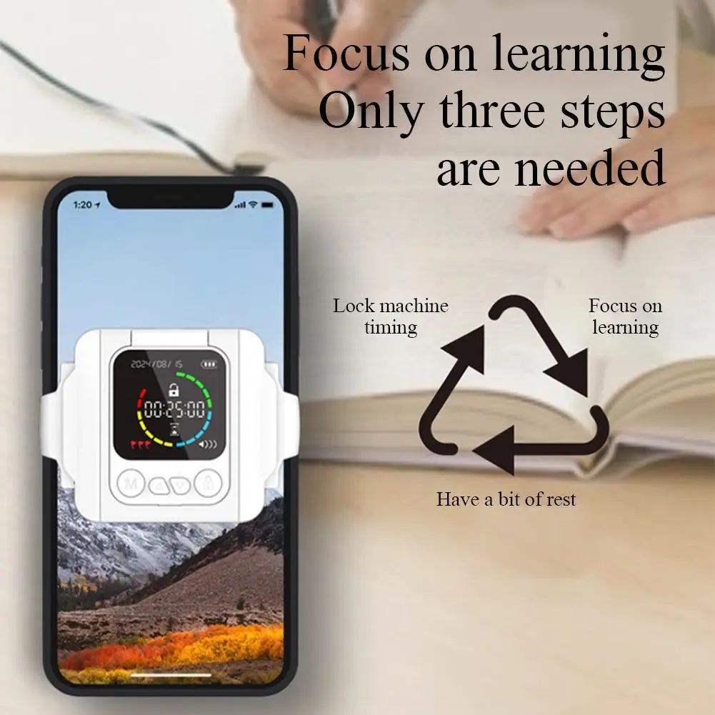 

Phone Lock Box Self-regulation Artifact Stand Phone Lock Self-discipline For Students Timed Lock To Quit Internet Addiction