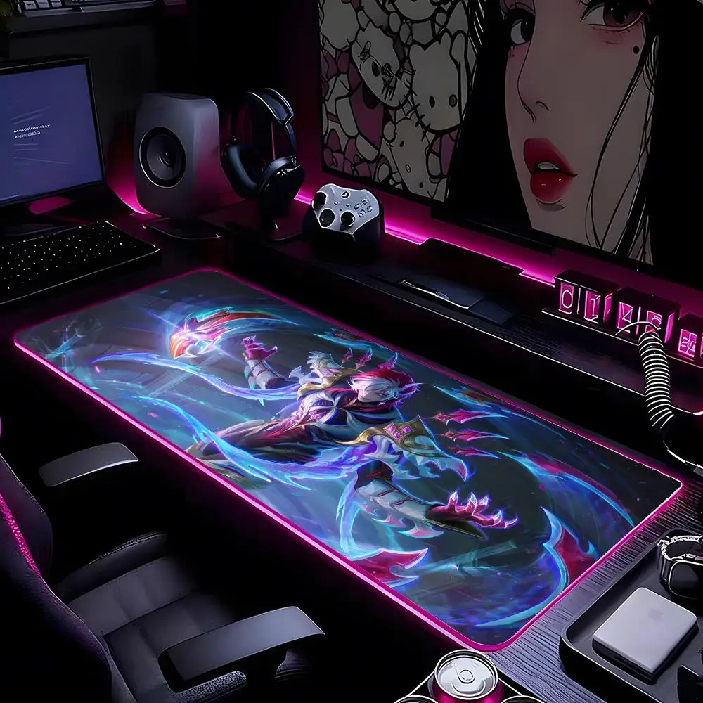 

M-Mobile Legends Mouse Pad Mousepad HD Printing Computer Gamers Locking Edge Non-slip RGB Mouse Pad XXL90x40cm Keyboard PC Desk