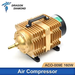 160W Co2 Laser Air Assist Compressor 220V Electrical Magnetic Pump For Co2 Laser Engraving Cutting Machine ACO-009E