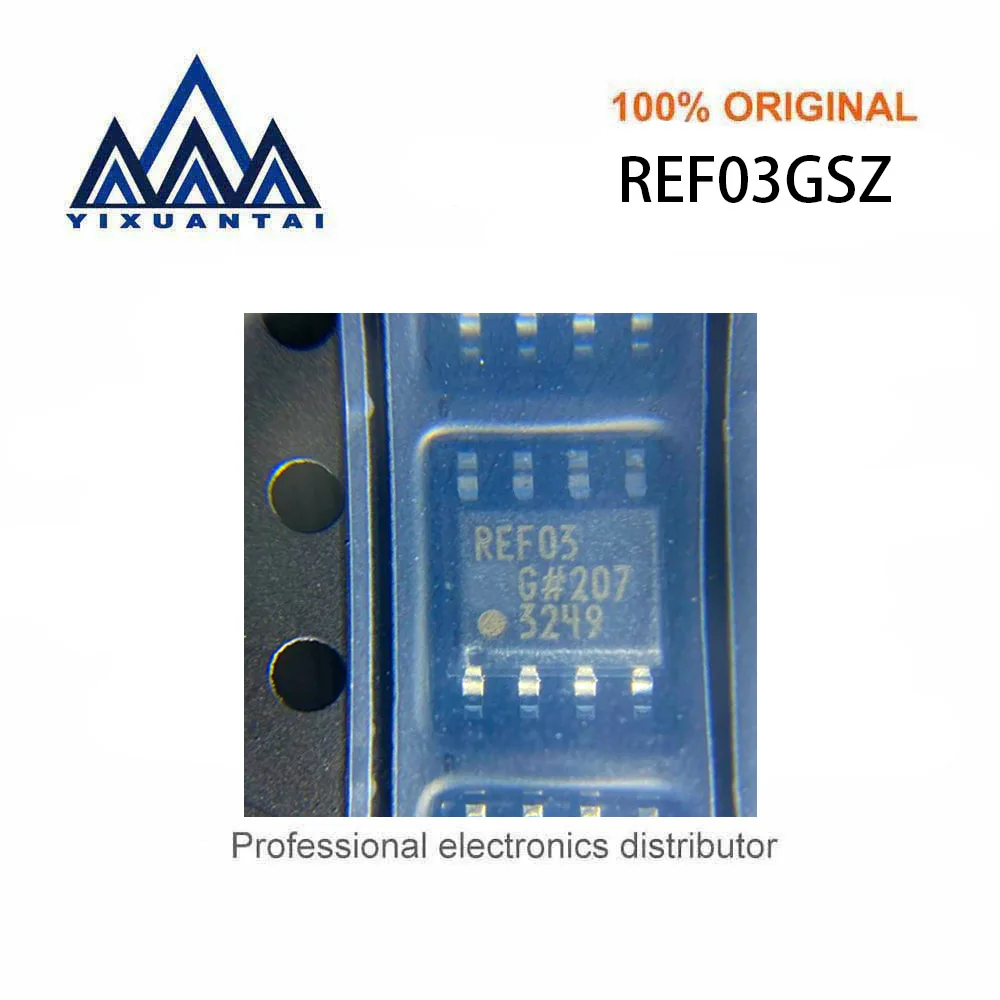 10pcs/Lot  REF03GSZ-REEL7 REF03GS  Marking  REF03G【V-Ref Precision 2.5V 10mA 8-SOIC】New