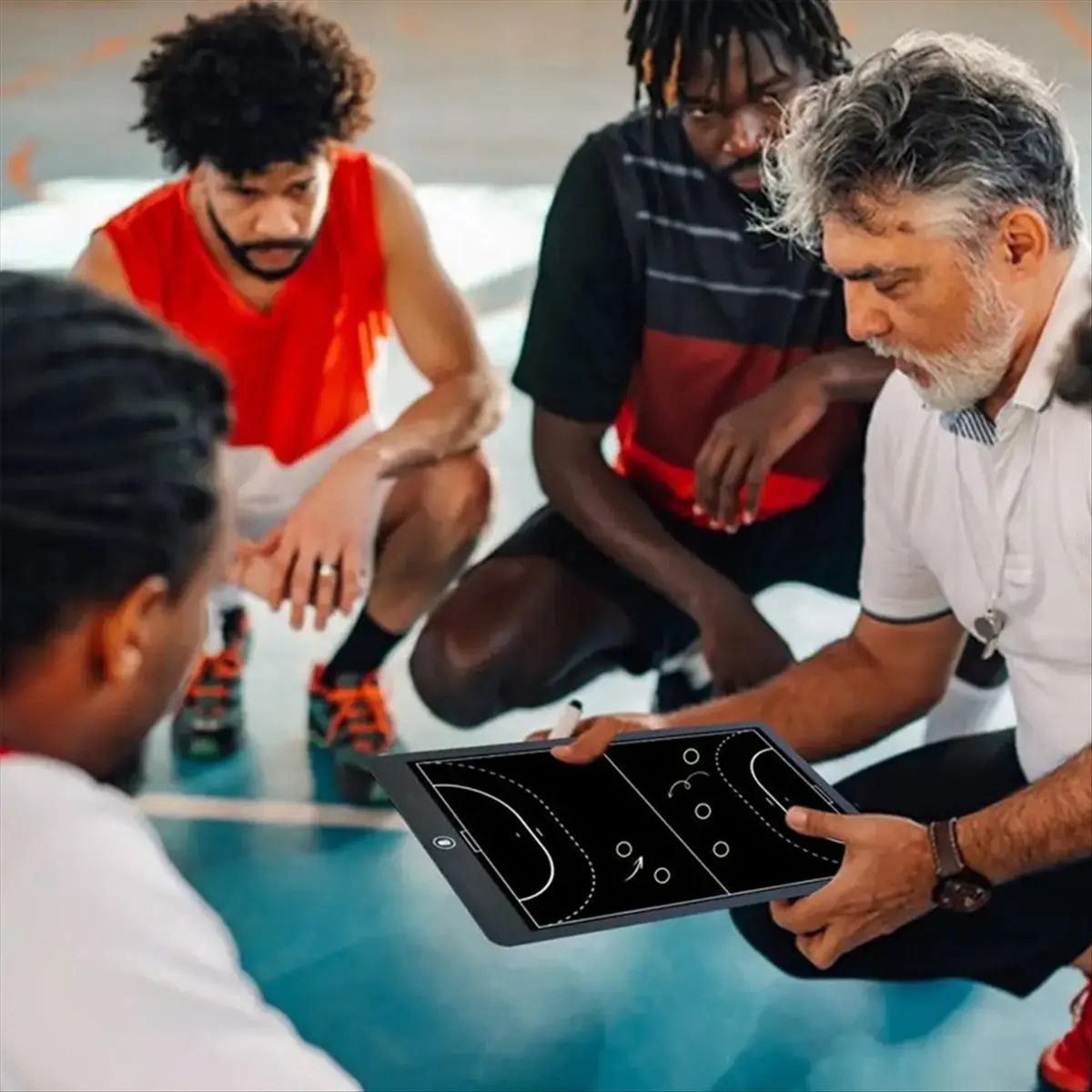 NEW DT85-Electronic Soccer Coaching Board,16In LCD Screen Strategy Marker Board with Lock Function for Soccer,Horizontal Soccer