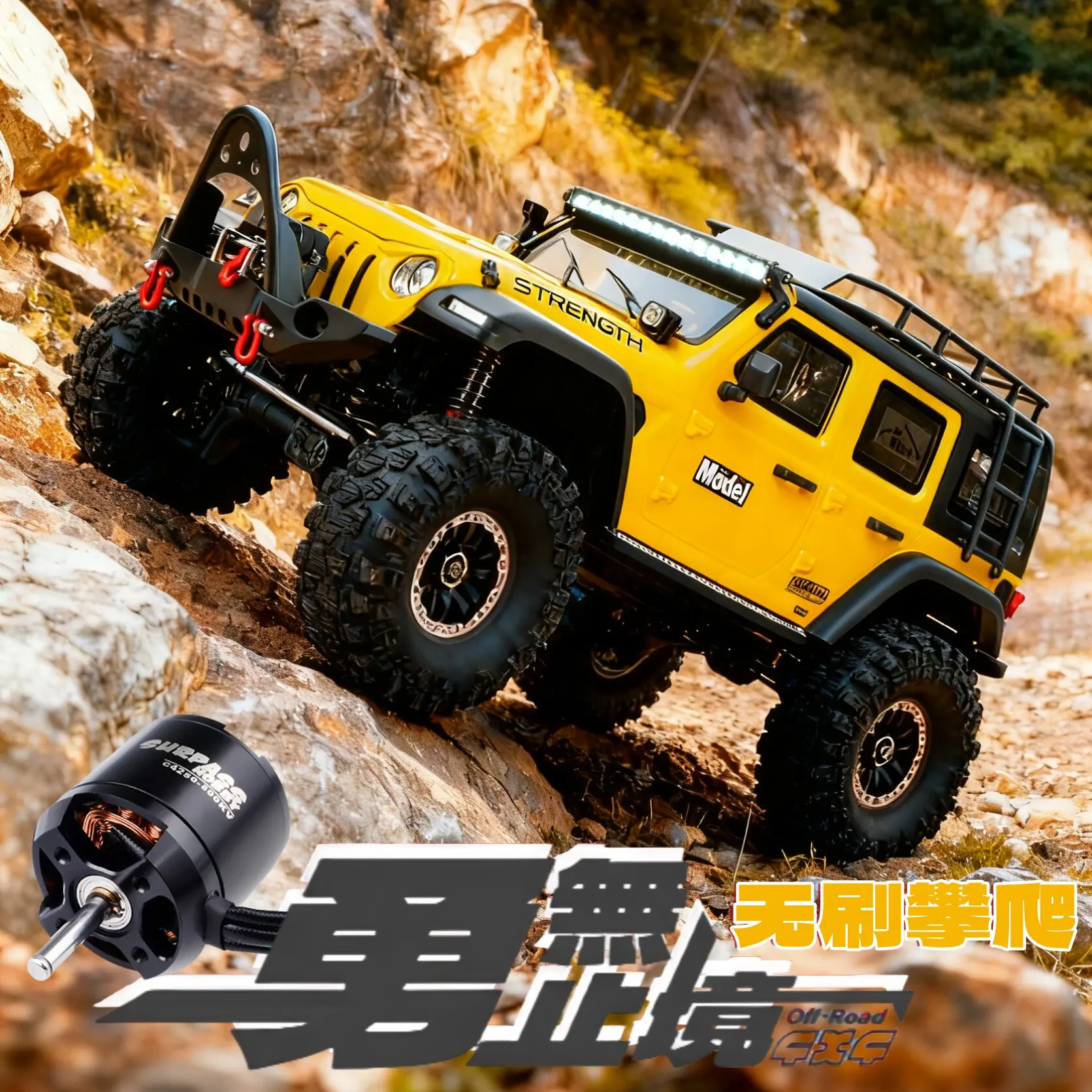 Wltoys 104006 Pro Brushless Large Rc Off Road Crawler Electric Wrangler Model Remote Control Car For Adult Outdoor Rock Climbing