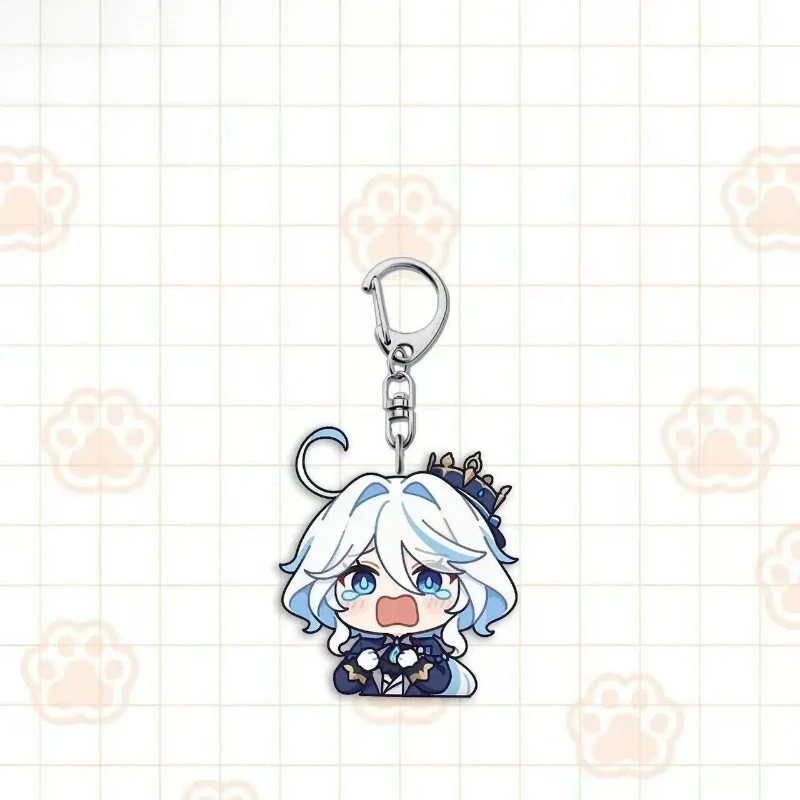 Cute Cartoon Game Yuan Shen Acrylic Keychains Backpack Decorations High-value Accessories Exquisite Charming Fan Gift Collection