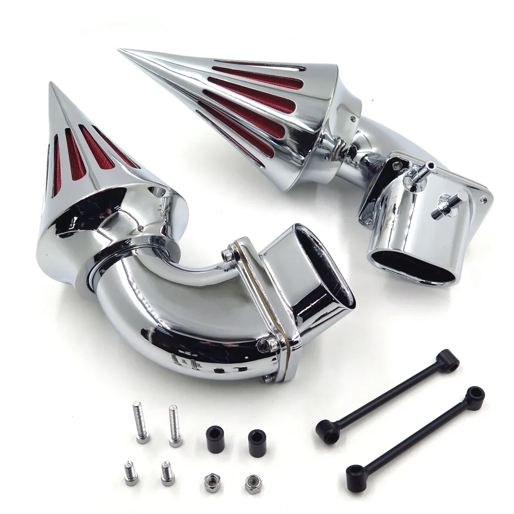 Cone Spike Air Cleaner Kit Intake Filter for Suzuki Boulevard M109 All Year Chrome Motorcycle Accessories