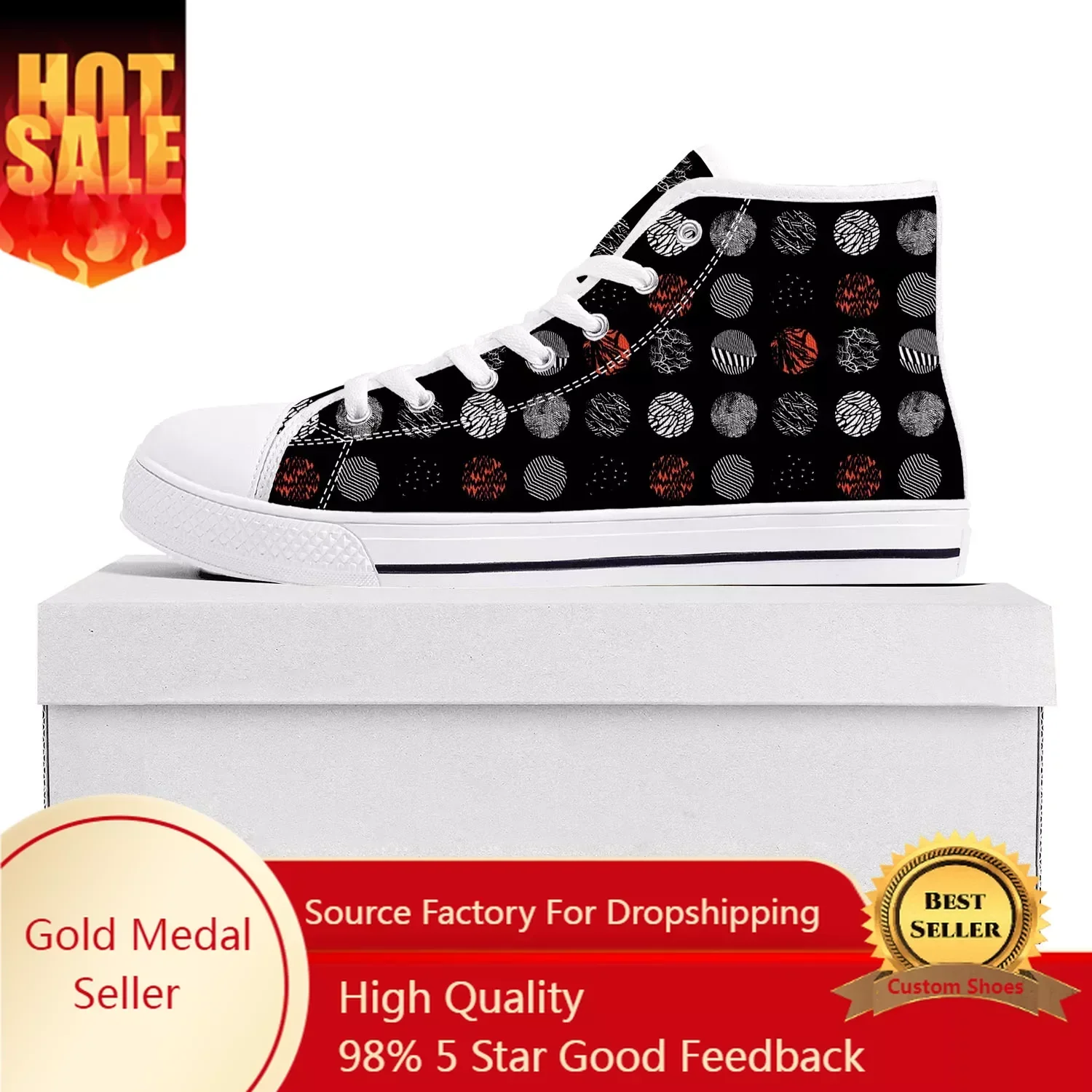 

T-Twenty High Top Sneakers Mens Womens O-One P-Pilots High Quality Canvas Sneaker Casual Couple Shoes Custom Shoe Pop Rock