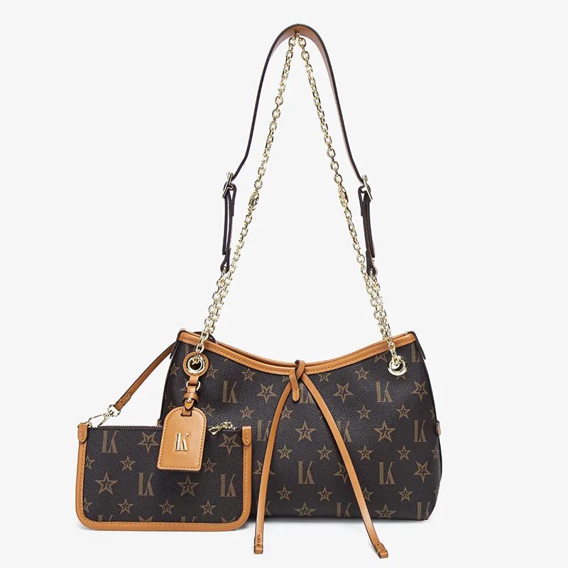 

Vintage Elegant Crossbody Diaper Bag: Luxury Women's Handbag With Designer Details And Large Capacity For Messenger Tote