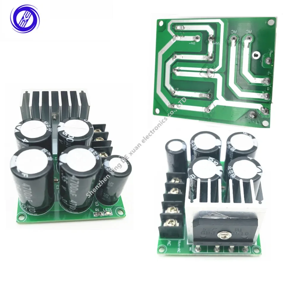Single Power Supply Rectifier Filter Board Power Amplifier Non Regulator Power Board Module 10A 3300UF/50V 4700UF/35V