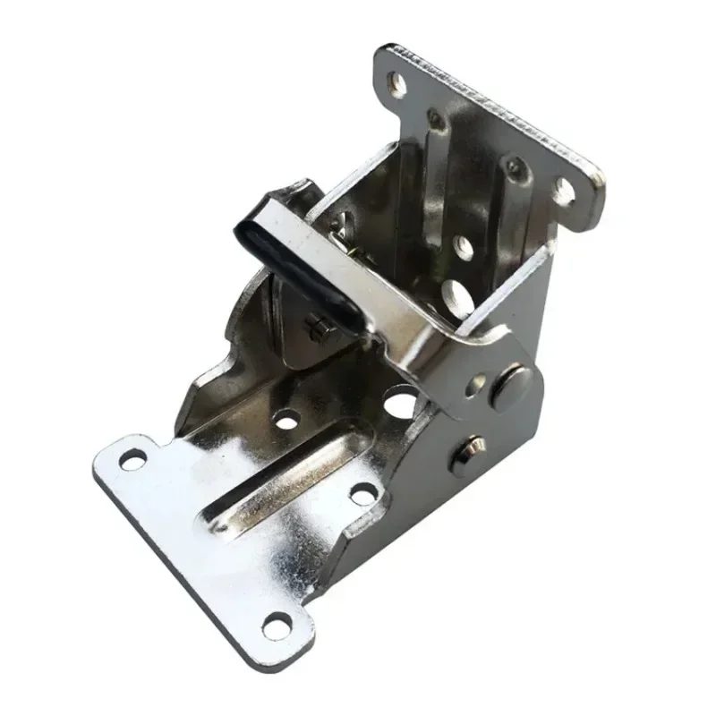 1Pcs 90-degree Self-locking Folding Hinge Right-angle Furniture Thickened Folding Hinge Bracket