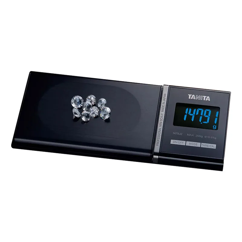 Tanita Diamond Balance 1479J2 Ultra preciso 0,01g joyería báscula laboratorio Mini báscula Digital de bolsillo con seis modos LB