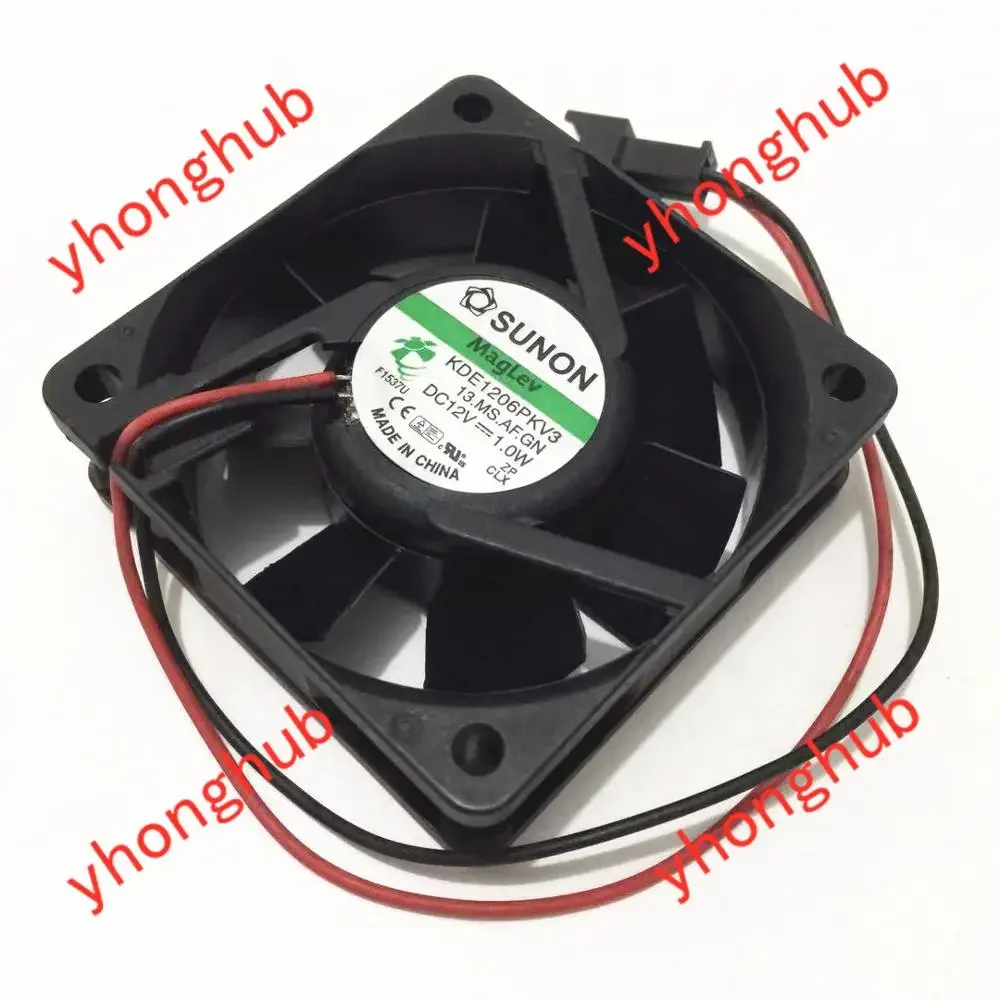 SUNON KDE1206PKV3 13.MS.AF.GN DC 12V 1.0W 60X60X20mm Server Cooling Fan