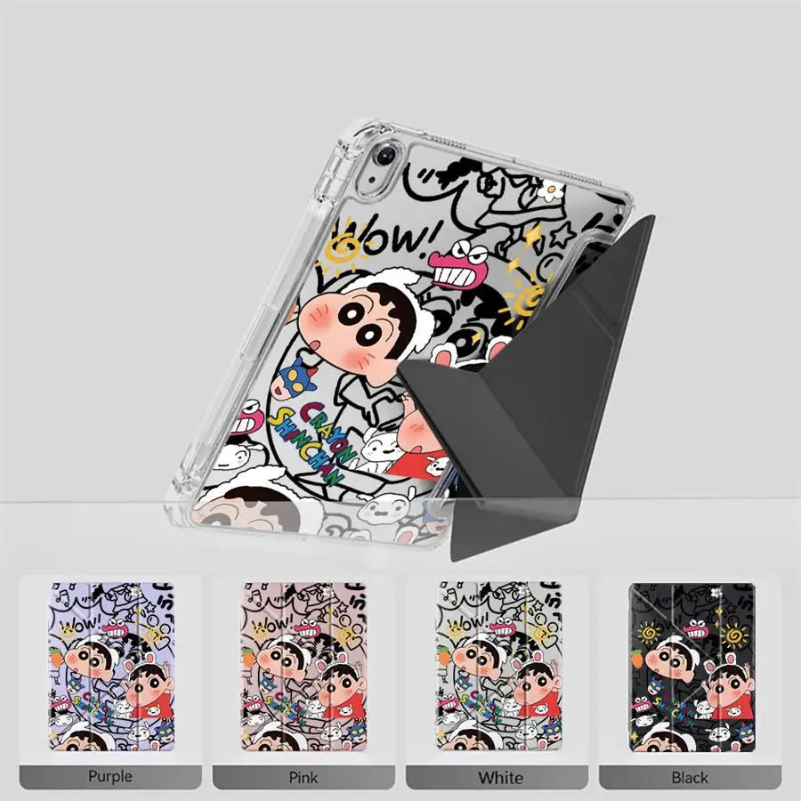 

Shin-Chans Cartoon Version Tablet Case For iPad Pro 2025 Air 4 5 M3 M2 1 2 M4 11inch Mini 6 7 Pro 11th 10th 9th 8th 7th 12.9inch