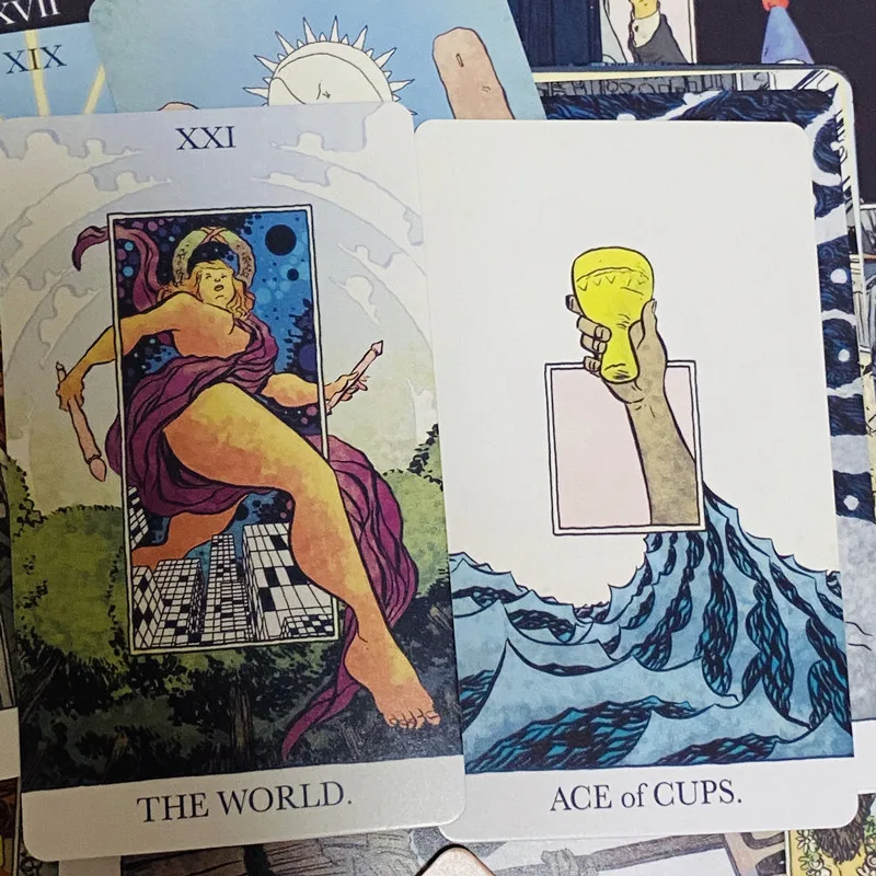 The Unveiled Tarot Cards Englische Version Brettspiel Oracle Deck Spielkarten