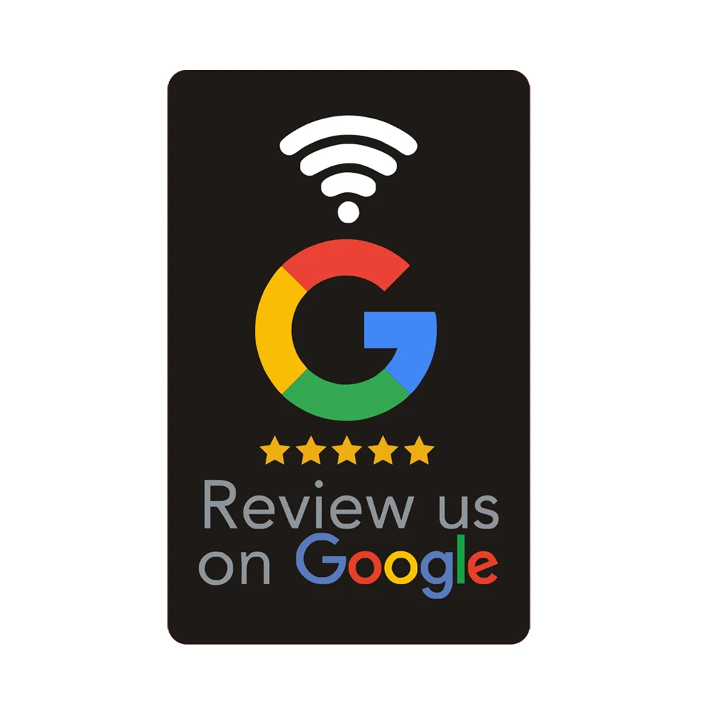 HACHANLUN Universal NFC Google Review Cards Facebook Instagam for iPhone/Android Tap URL Writing Social Business Review Cards