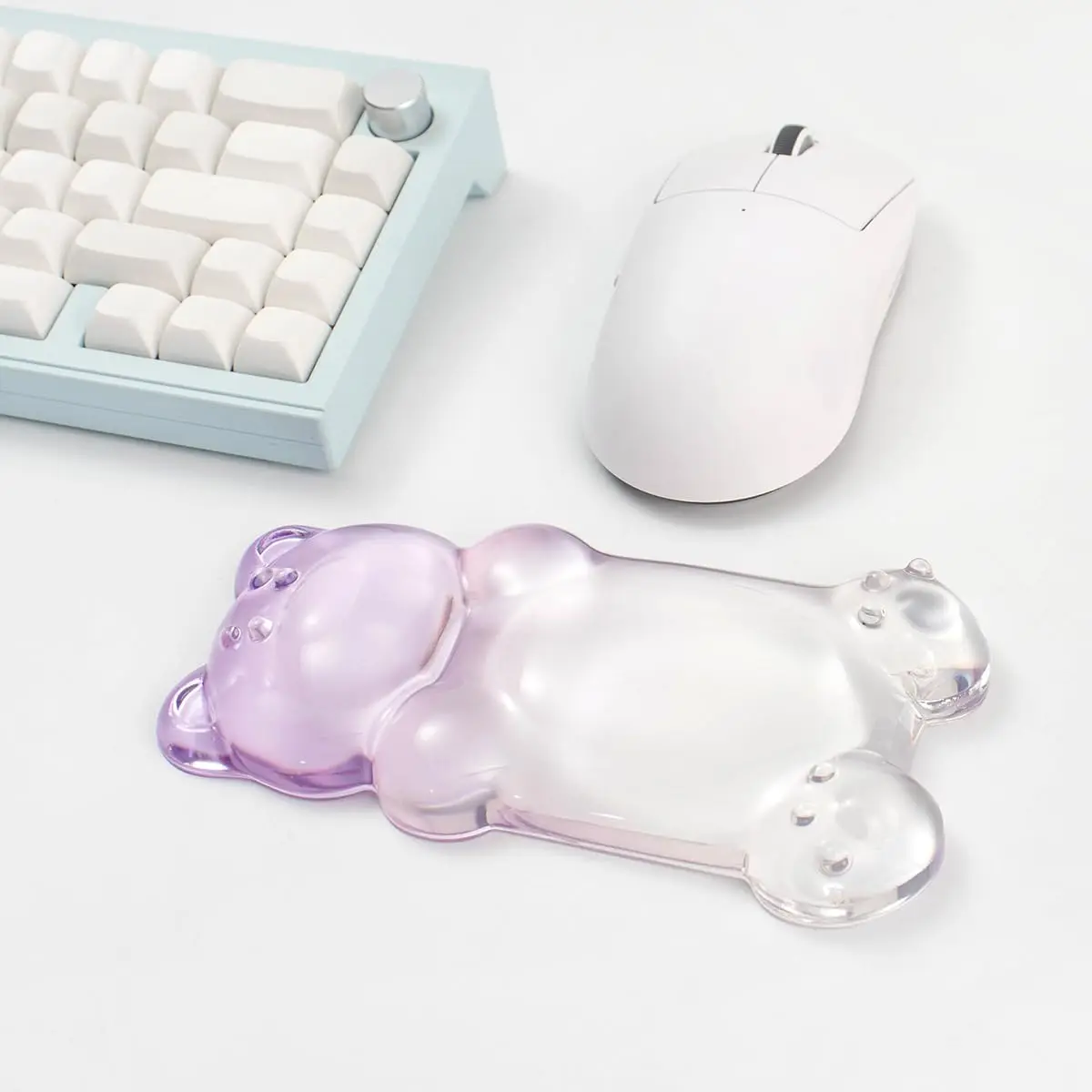 Gel Mouse Wrist Rest Cute Bear Mouse Wrist Rest Ergonomic Mouse Support for Typing and Gaming