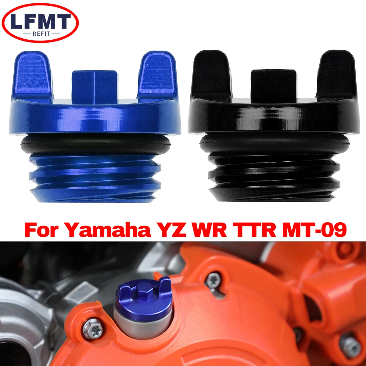 

Motocross CNC Engine Oil Filler Plug Cap Cover For Yamaha YZ65 YZ80 YZ85 YZ125 YZ250 125X 250X 250F 450F 250FX 450FX WR250F 450F