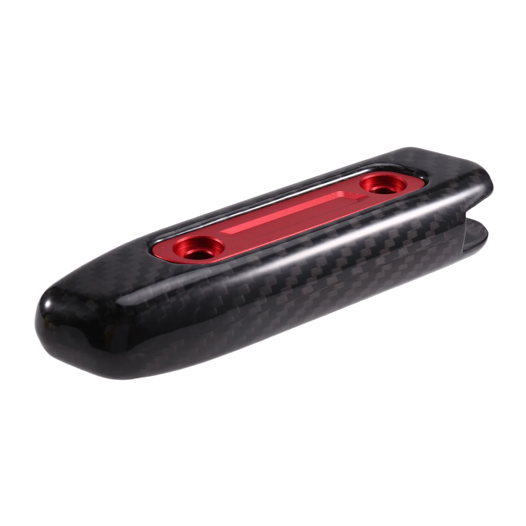 A30F-Real Hard Carbon Fiber Car Handbrake Grip Trim Cover For Ford Mustang GT Dark Horse Ecoboost 2024 2025 2026