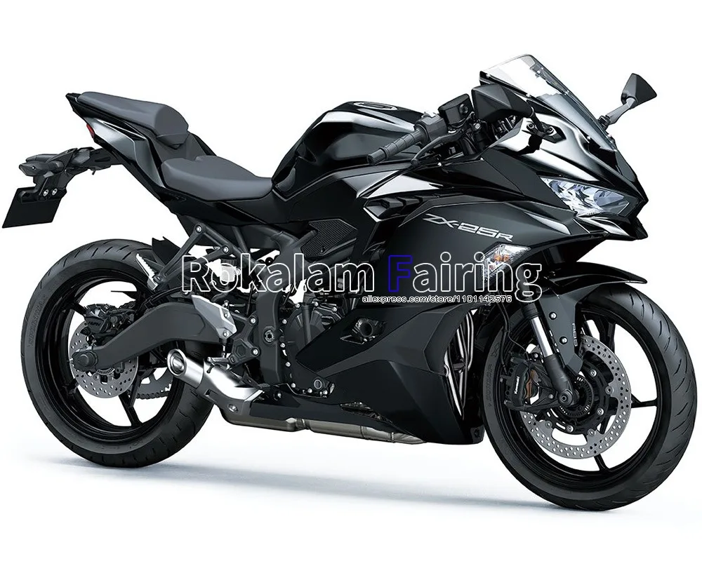 

Custom Fairing For Kawasaki Ninja ZX-25R 2020 2021 2022 ZX25R 20 21 22 Black Aftermarket Motorcycle Bodywork (Injection Molding)