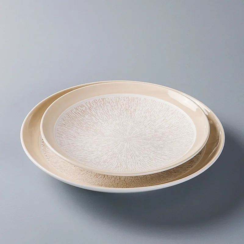 Kiln Transformation Process Ceramic Plates Creativity Underglaze Beef Pasta Dinner Plate Restaurant Hotel Molecular Tableware