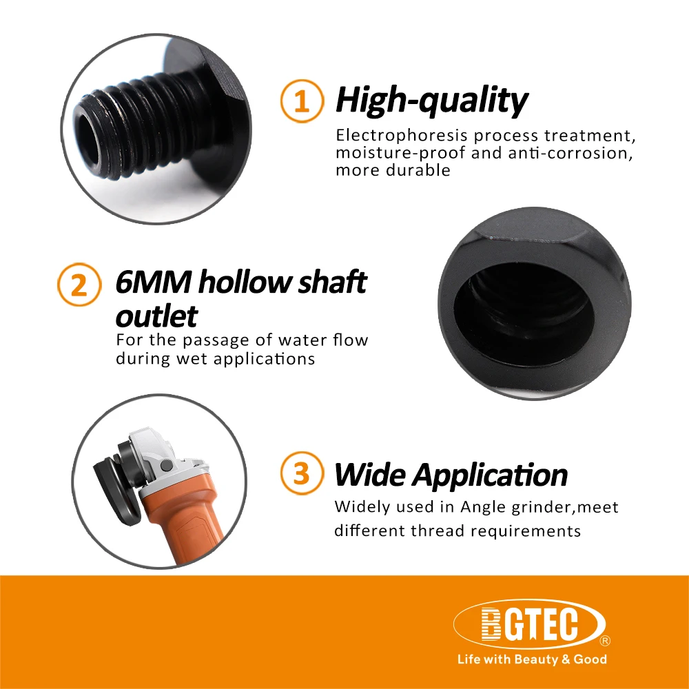 BGTEC 1pc asta di prolunga per punte diamantate M14 convertitore di collegamento adattatore per punte diamantate M14