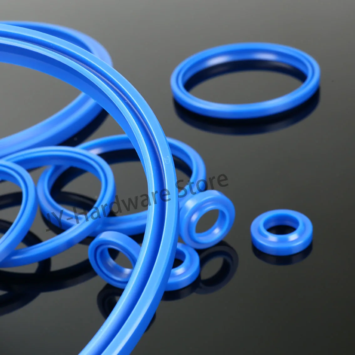 Polyurethane DHS Hydraulic Oil Cylinder Matched With Dust Ring Wear-Resistant High-Temperature Oil Seal  ID11.2-60mm OD19.2-68mm