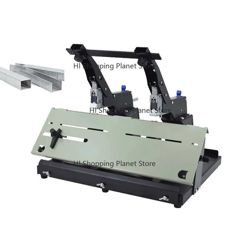 Factory Double Head Stapler mhine SH-03G Office Metal Book Binding Heavy       Stapler