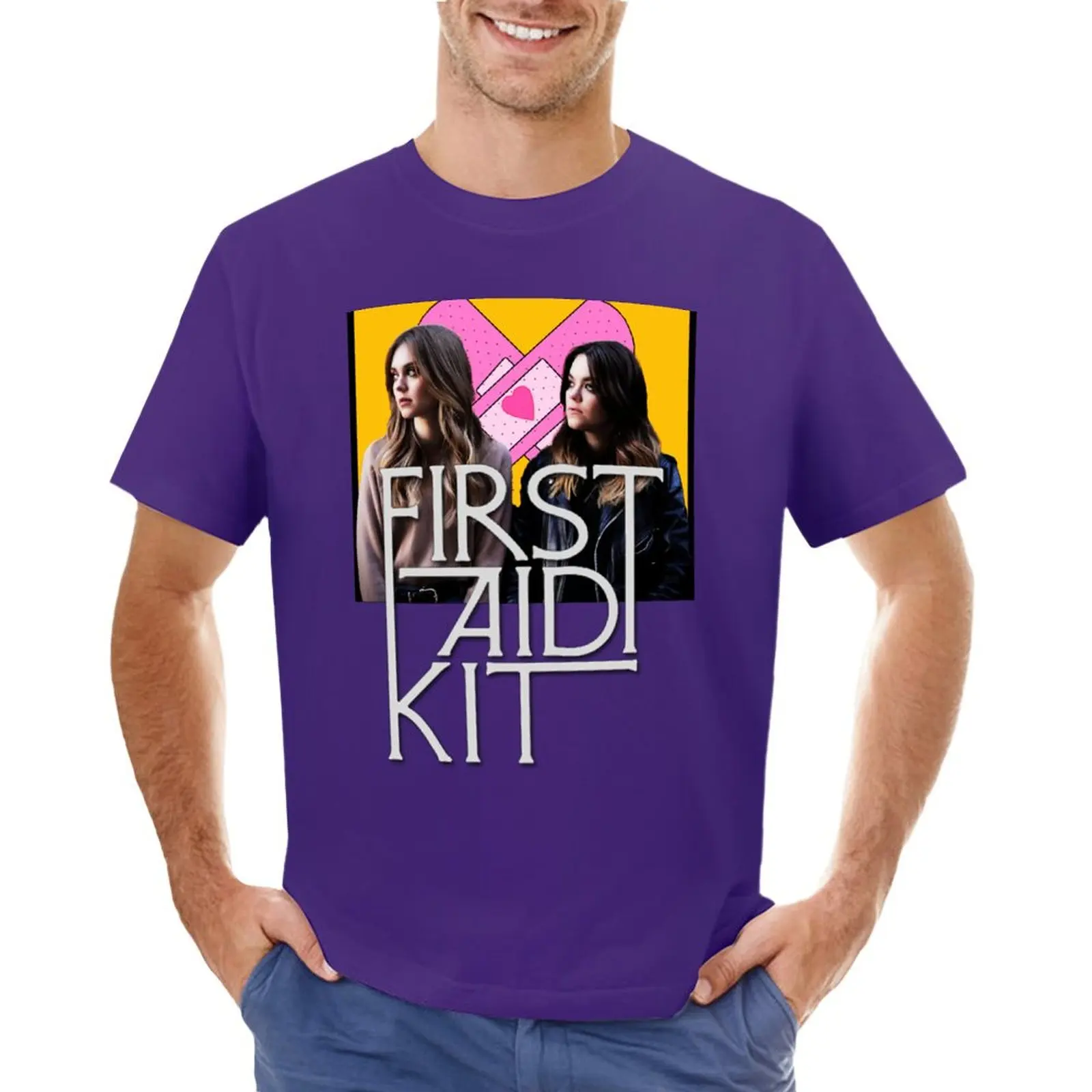 First Aid Kit Band T-shirt plus size tops oversizeds shirts graphic tees mens graphic t-shirts hip hop