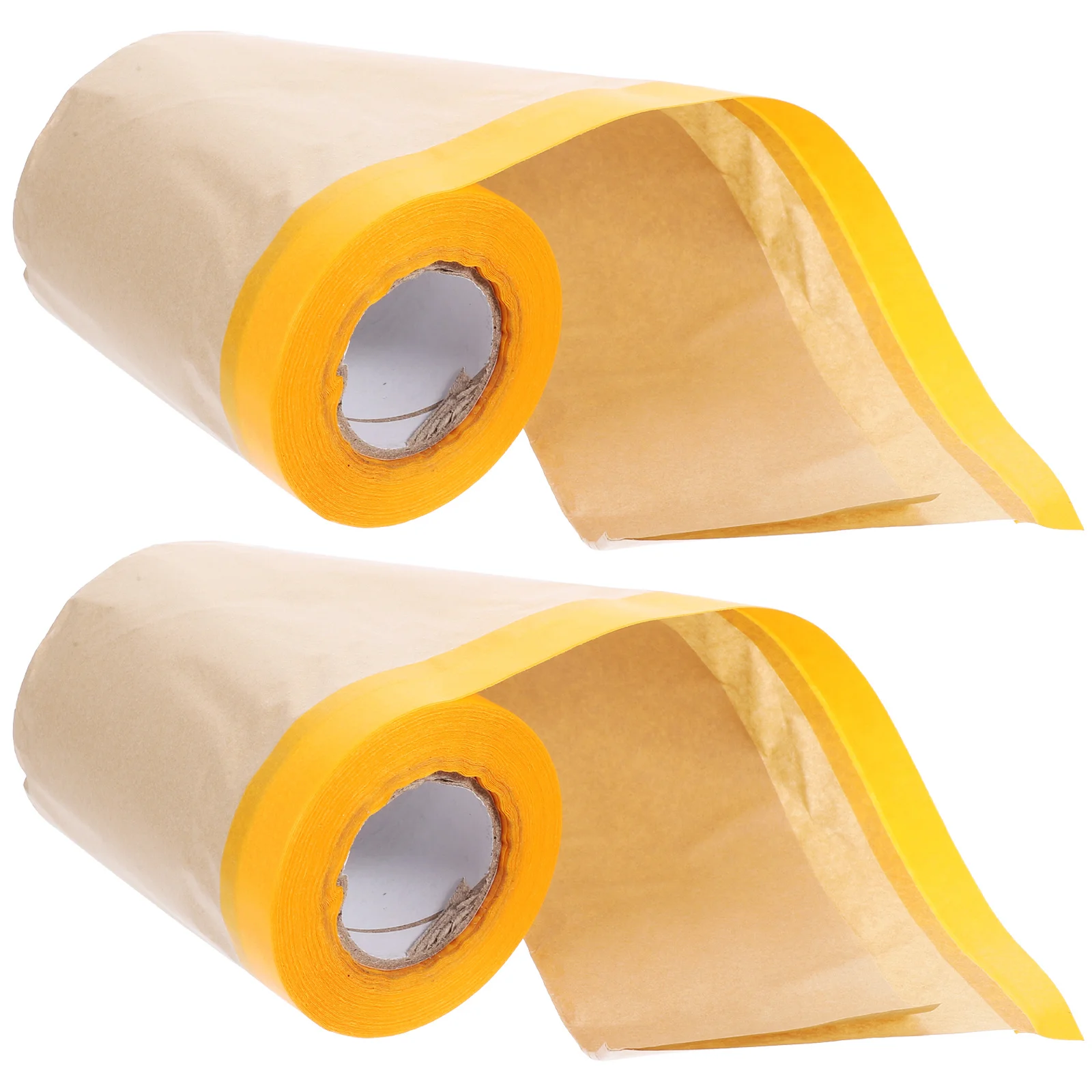 Adhesive Masking Paper 2 Rolls for Painting Furniture Floor Protection Easy Apply Remove No Mark Masking Paper Roll