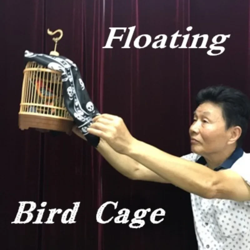 Floating Bird Cage Magic Tricks One Man Floating Effect Flying Dove Cage Magia Stage Street Illusions Gimmicks Mentalism Props