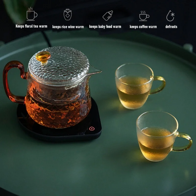 110V Mug Warmer Cup Heater 75°C Constant Temperature Fast Heating Cup Warmer For Coffee Tea Hot Chocolate