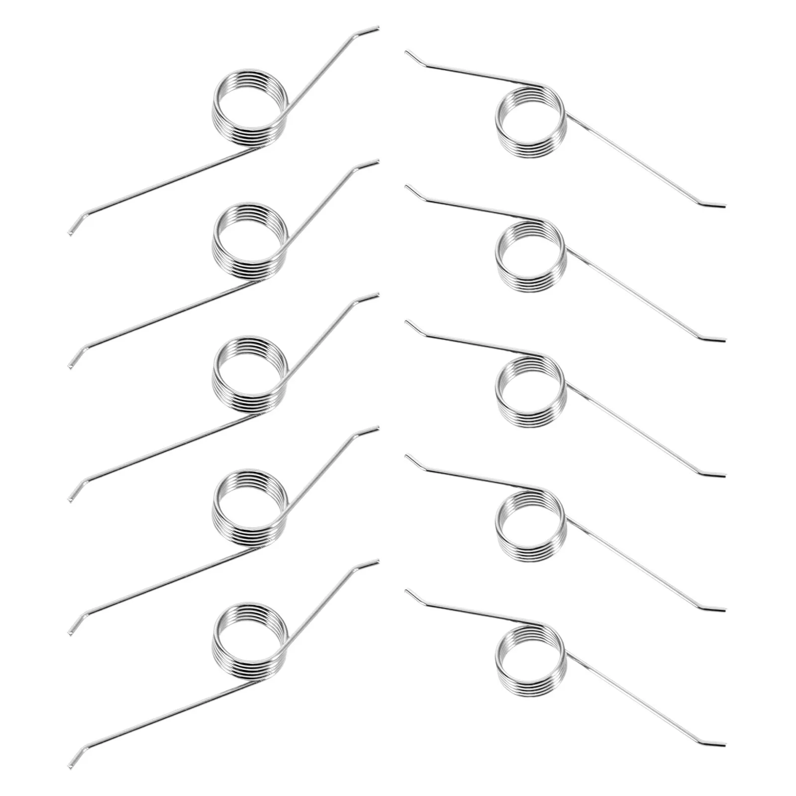 10Pcs Foot Pedal Trash Can Torsional Springs High Elasticity Replacement Parts for Household Outdoor Trash Can Lid Mechanism