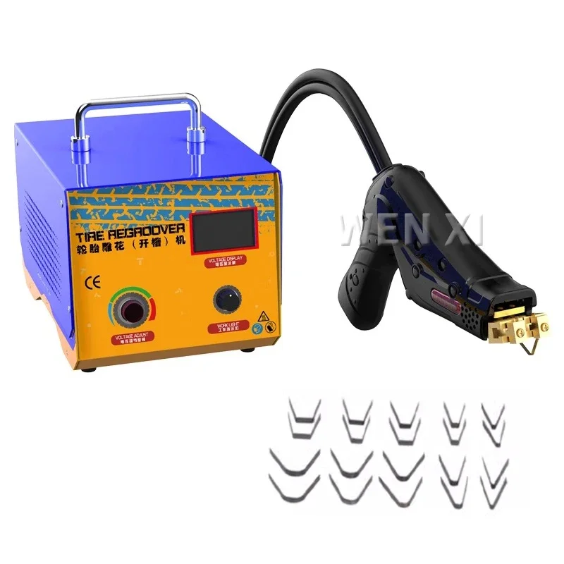 

1KW Digital Tire Regroover Tire Rubber Engraving Machine Truck Car Rubber Tyres Grooving Electric Rubber Cutting Power Machine