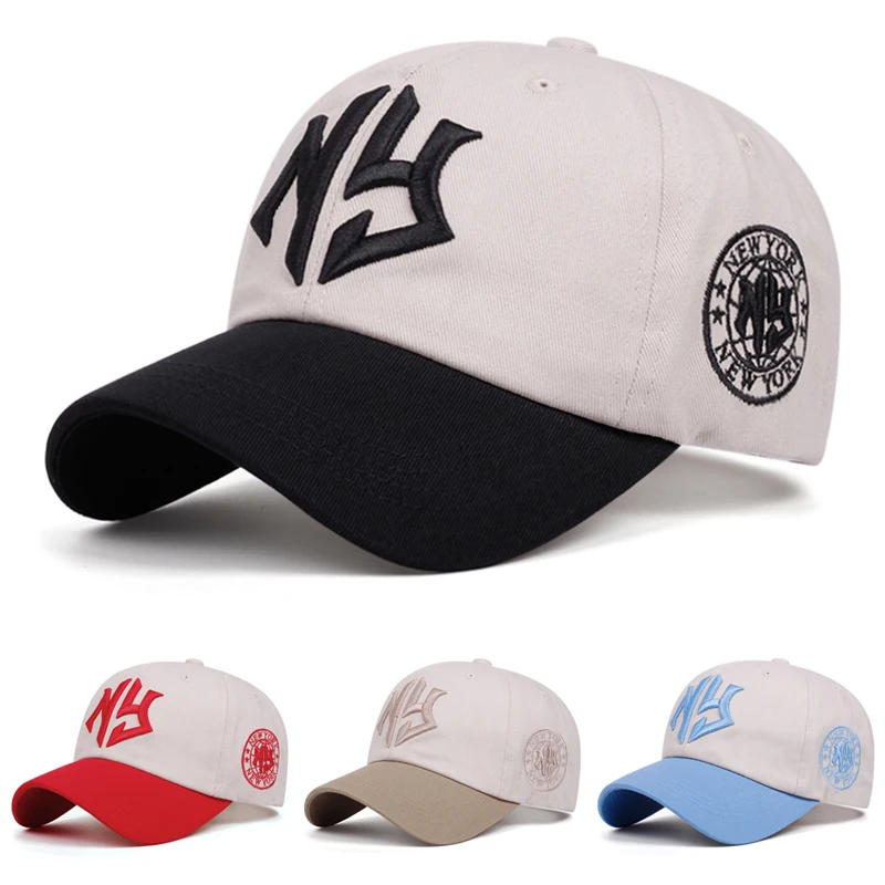 2026 Fashion New Baseball Hat Side NY Letter Embroidered Hip Hop Skateboarding Hat Daily Casual Decoration Sunshade Hat Unisex