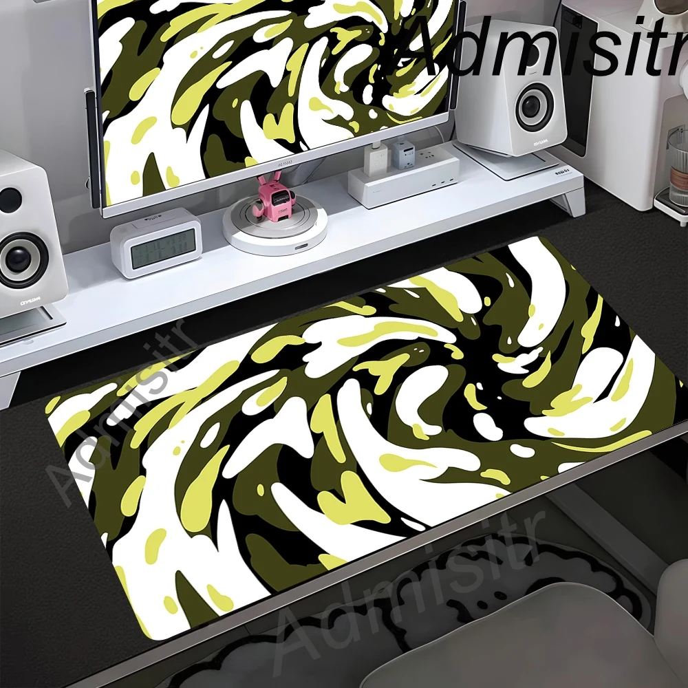 Computer Mouse Pad Strata Liquid Gaming PC Desk Mat Fast Delivery accessory Non-slip soft XXL size Mousepad Large 900x400 Mats view 3
