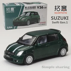 XCarToys 1/64 SUZUKI Swift Green Alloy Diecast Model Car Toy Collection Gift