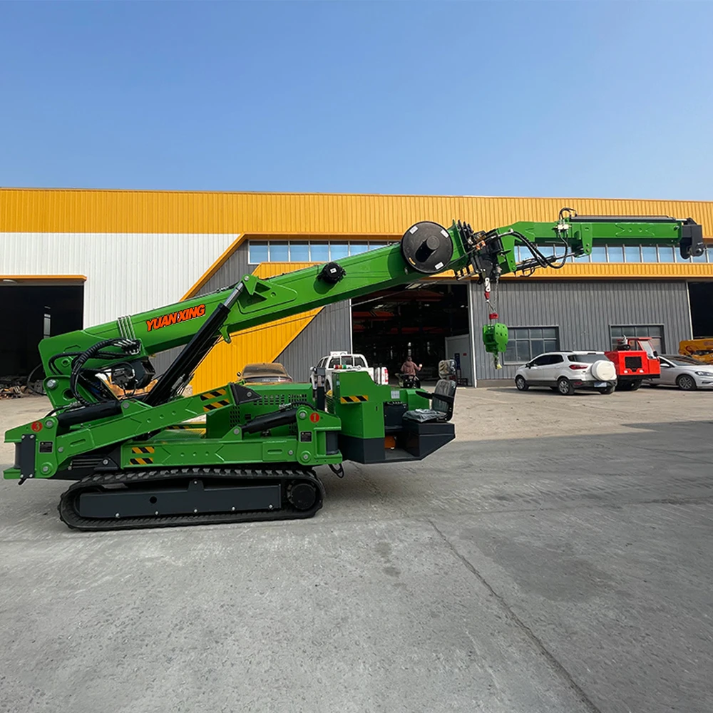 5 Ton Mobile Spider Crane Rubber Track Diesel Electric Spider Crane for Construction Site Professional Lifting Equipment