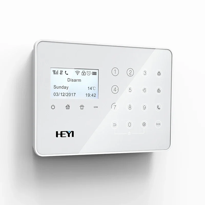 HY-W7 Smart Wifi GSM Painel de alarme Sistema de alarme de segurança sem fio para casa/escritório com câmera IP