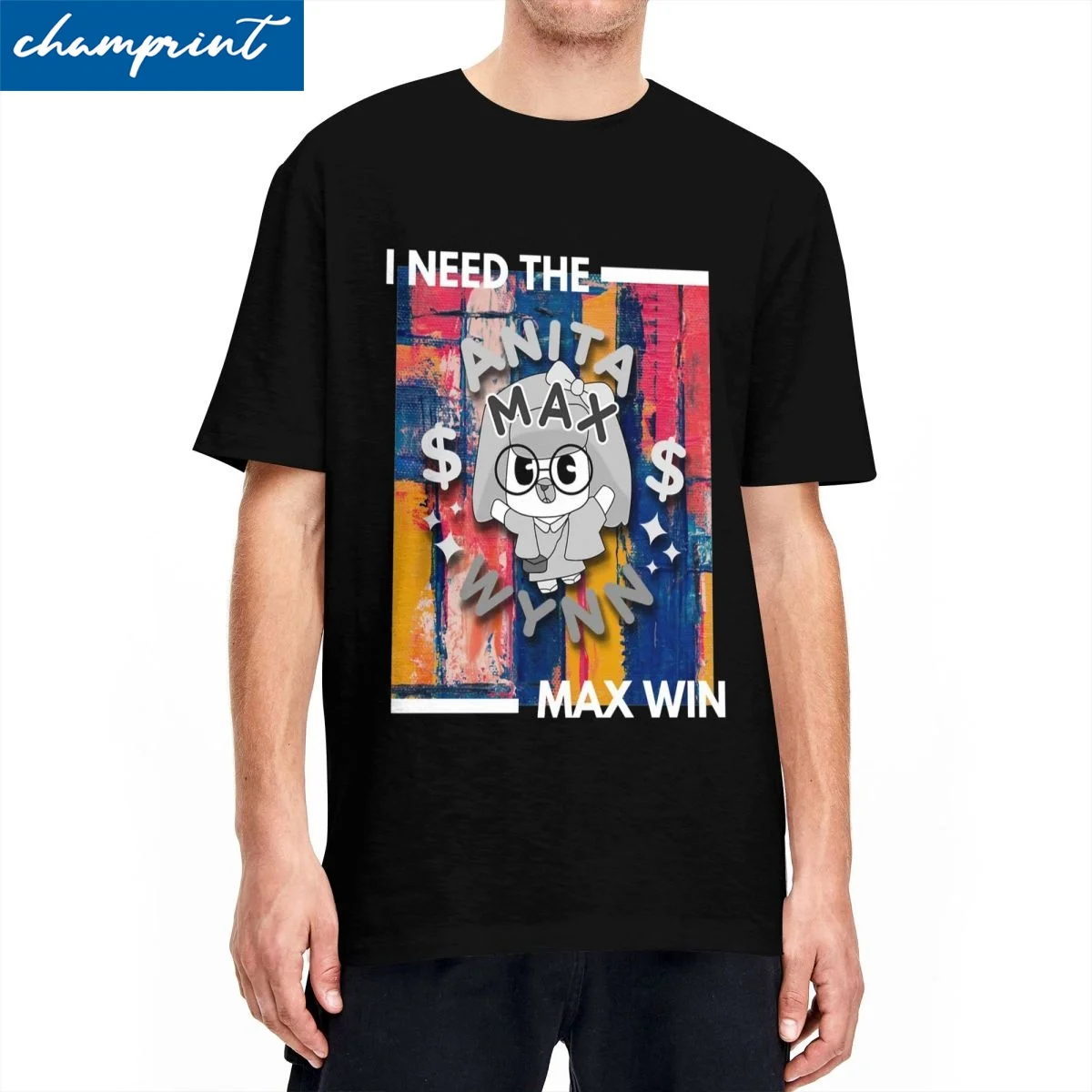 Men Women Anita Max Wynn Hip Hop Meme T Shirts 100% Cotton Clothing Creative Short Sleeve Crewneck Tees Big Size T-Shirt