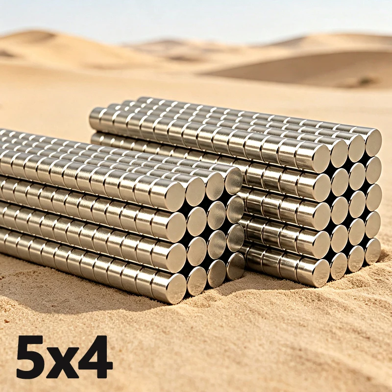 20-2000pcs 5x4mm Magnet N35 NdfeB Permanent Magnetic Imanes Round Shape Neodymium Fridge Magnets 5*4mm Magnet Accessory